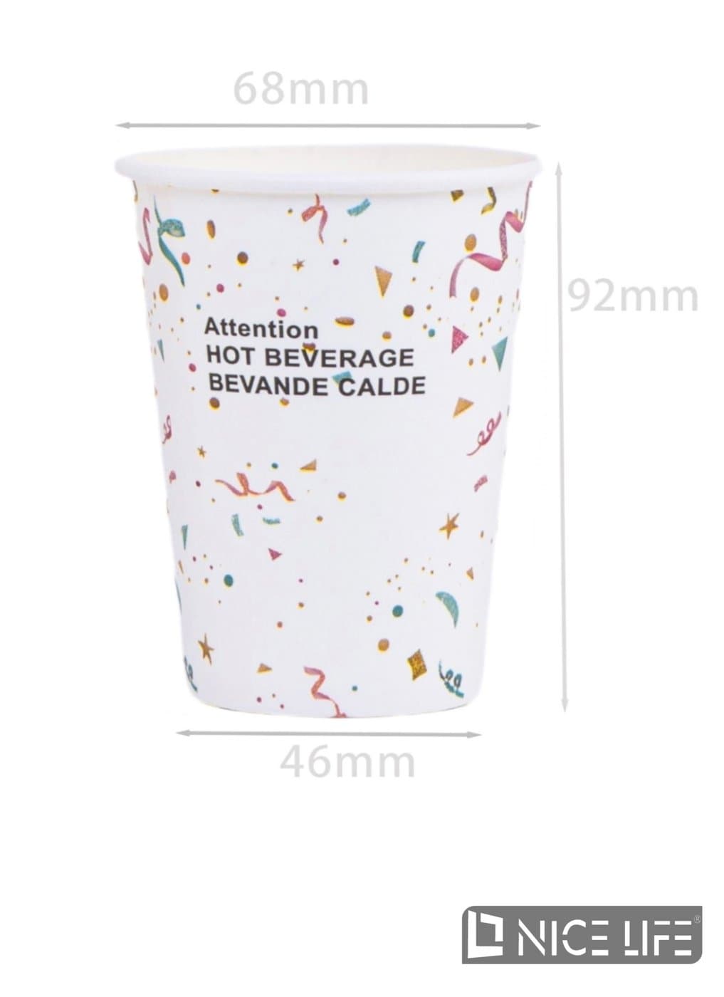 KUBEK PAPIEROWY EKO 210ML 10SZT. PACZKA