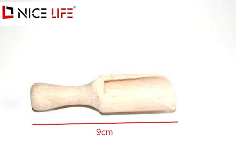 Czerpak drewniany do produktów sypkich 9 cm