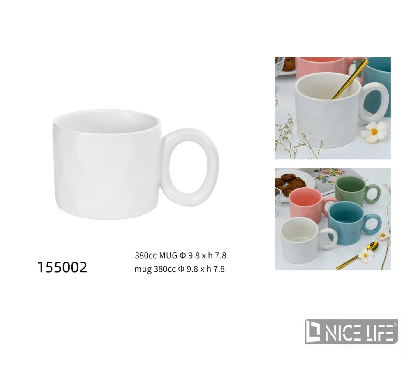 Kubek ceramiczny 380 ml