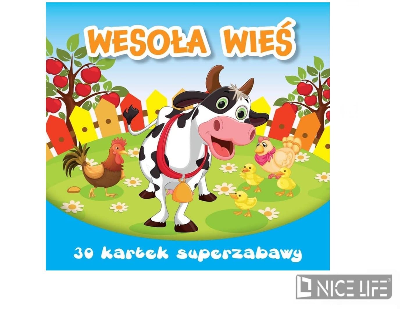 Kolorowanka z motywem życia na wsi