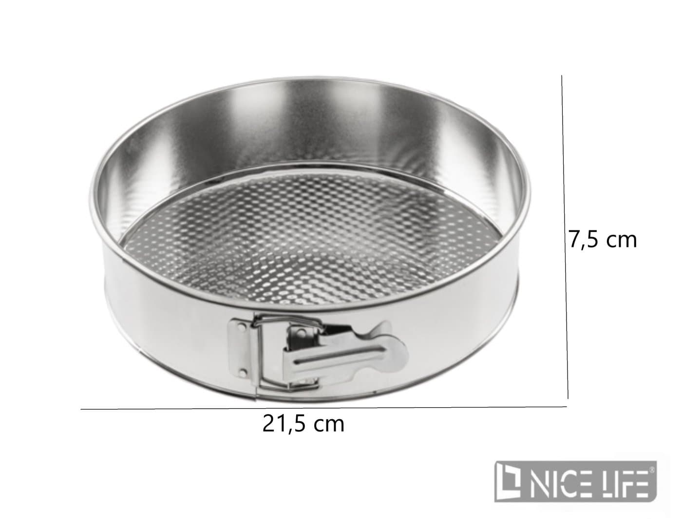Tortownica metalowa 22 cm