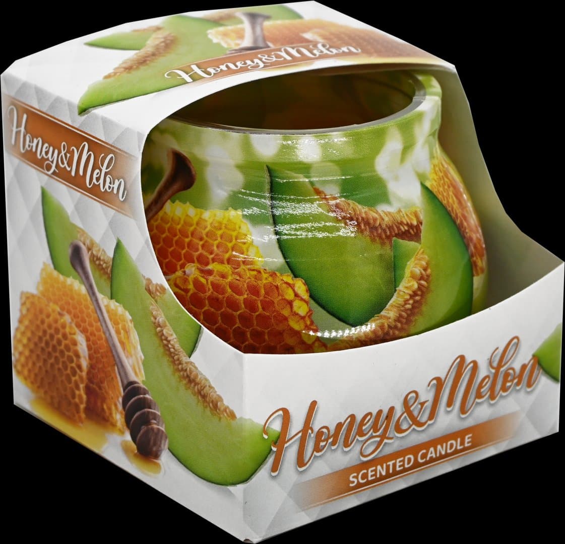 Świeca słoiczek Miód-Melon