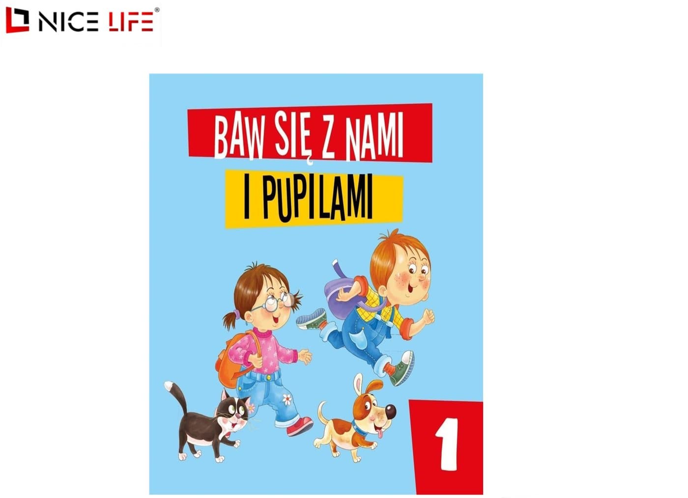 Kolorowanka z motywem dzieci i zwierząt domowych