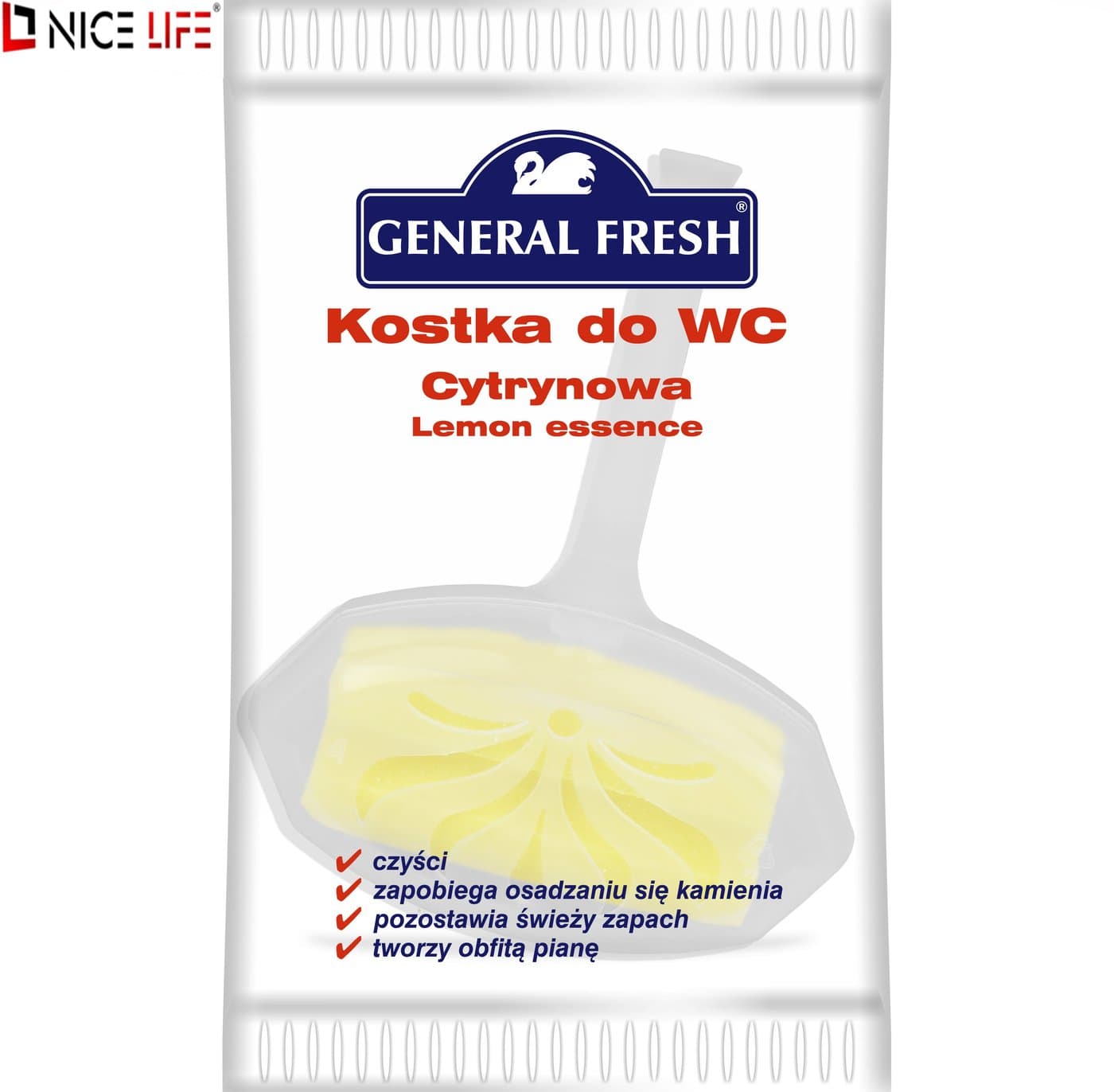 Kostka wc - folia CYTRYNA