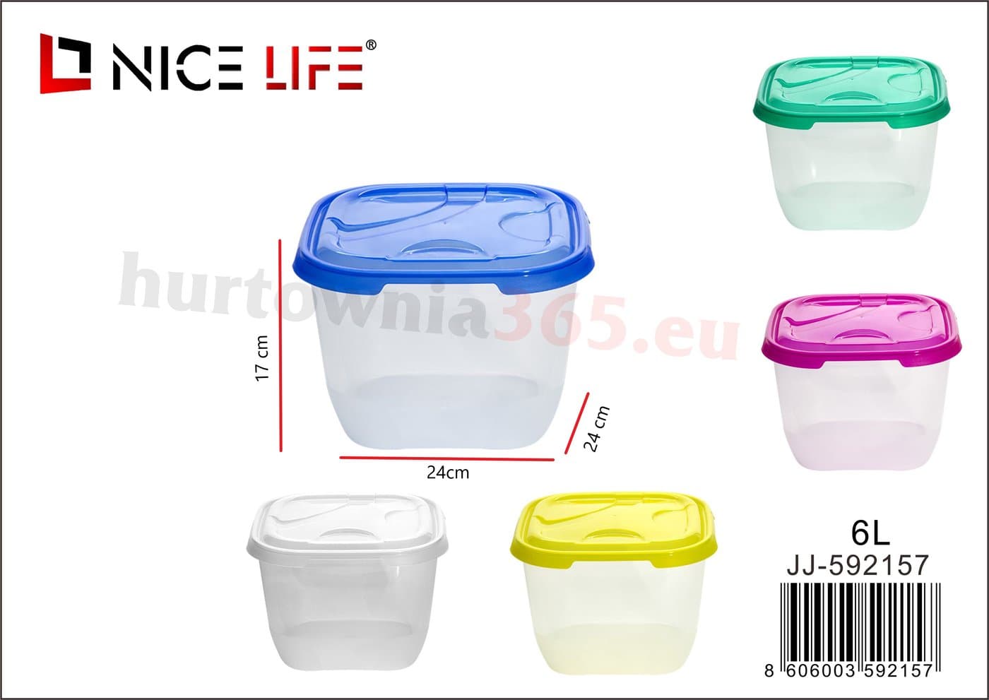 Pojemnik do przechowywania żywności Frigo 6L