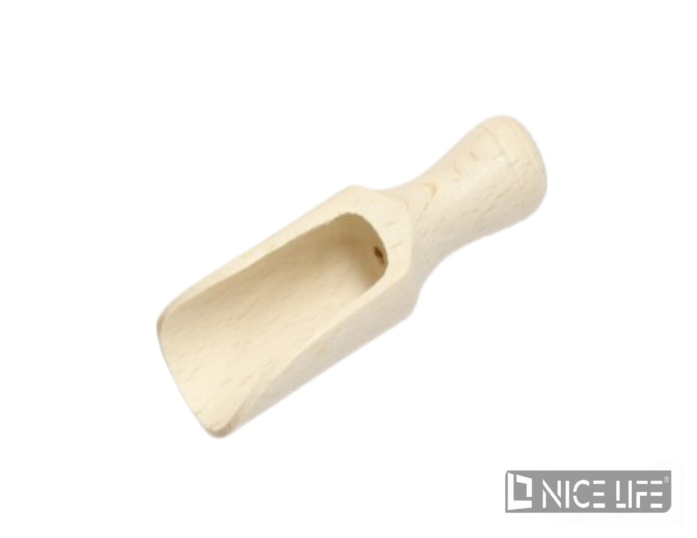 Czerpak drewniany duży do produktów sypkich