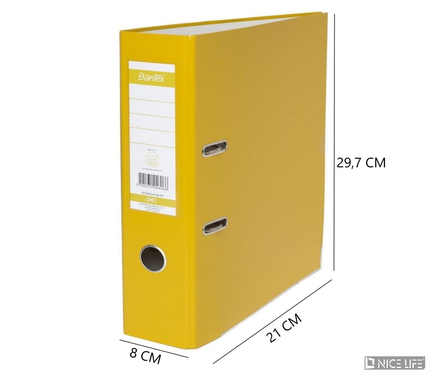 SEGREGATOR SZYNOWY XXL A4/8CM ŻÓŁTY