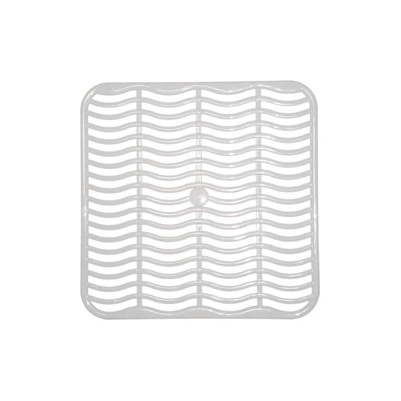 Kratka plastikowa do umywalki biała 28,5 × 28,5 cm