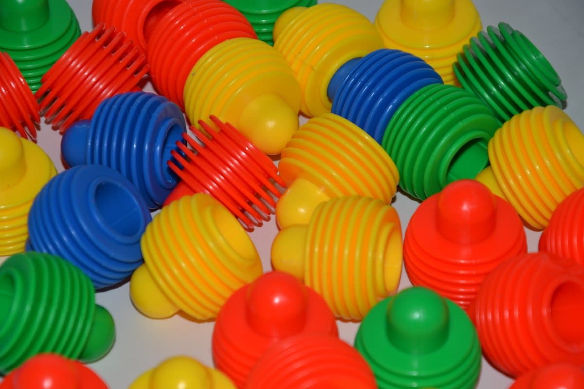 Klocki plastikowe konstrukcyjne do pojazdów i postaci