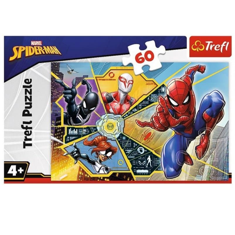 Puzzle 60-elementowe z motywem superbohaterów