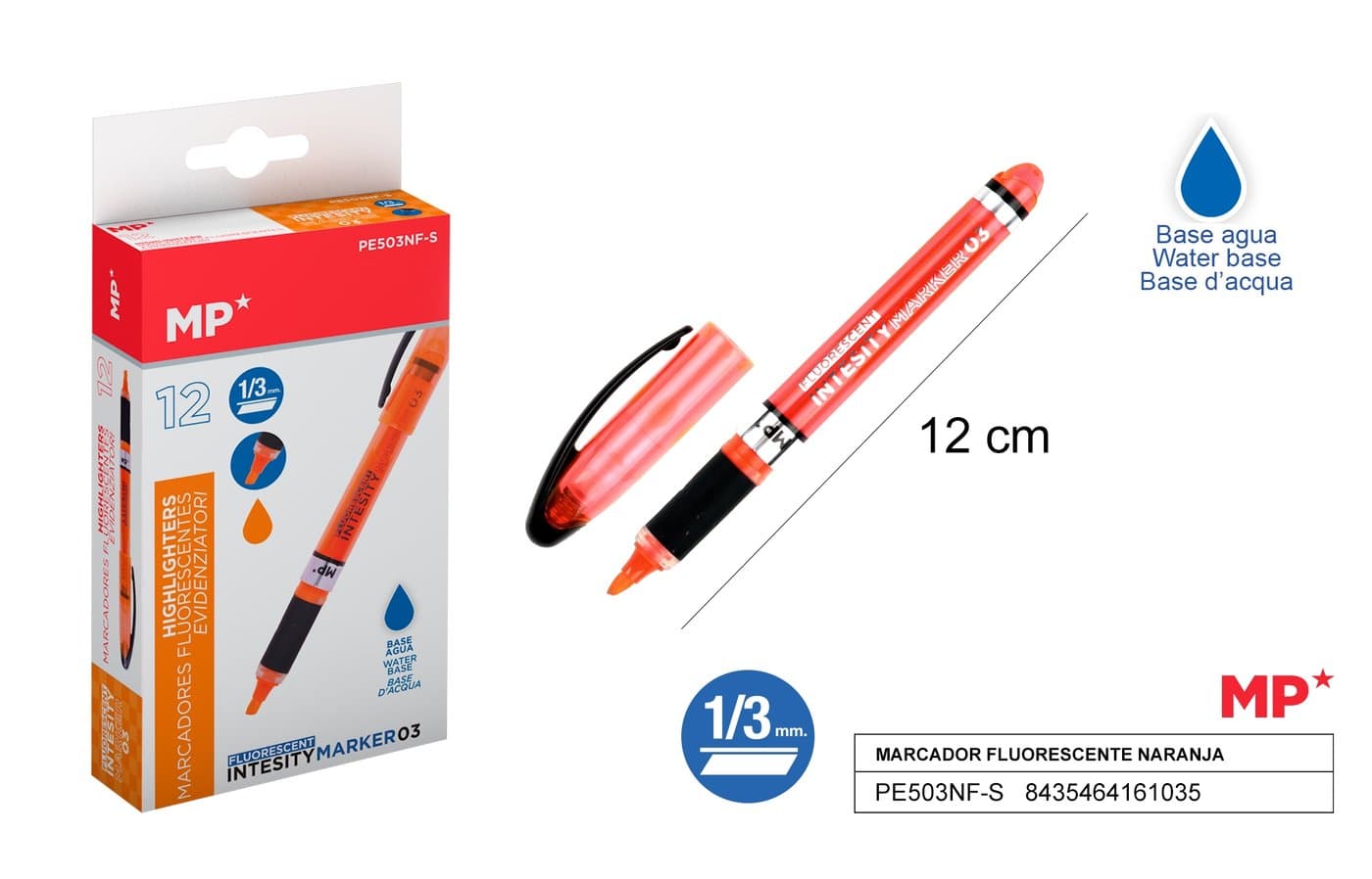 Cienkopis fluorescencyjny pomaranczowy