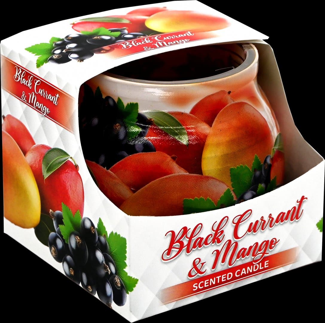 Świeca słoiczek Czarna Porzeczka Mango