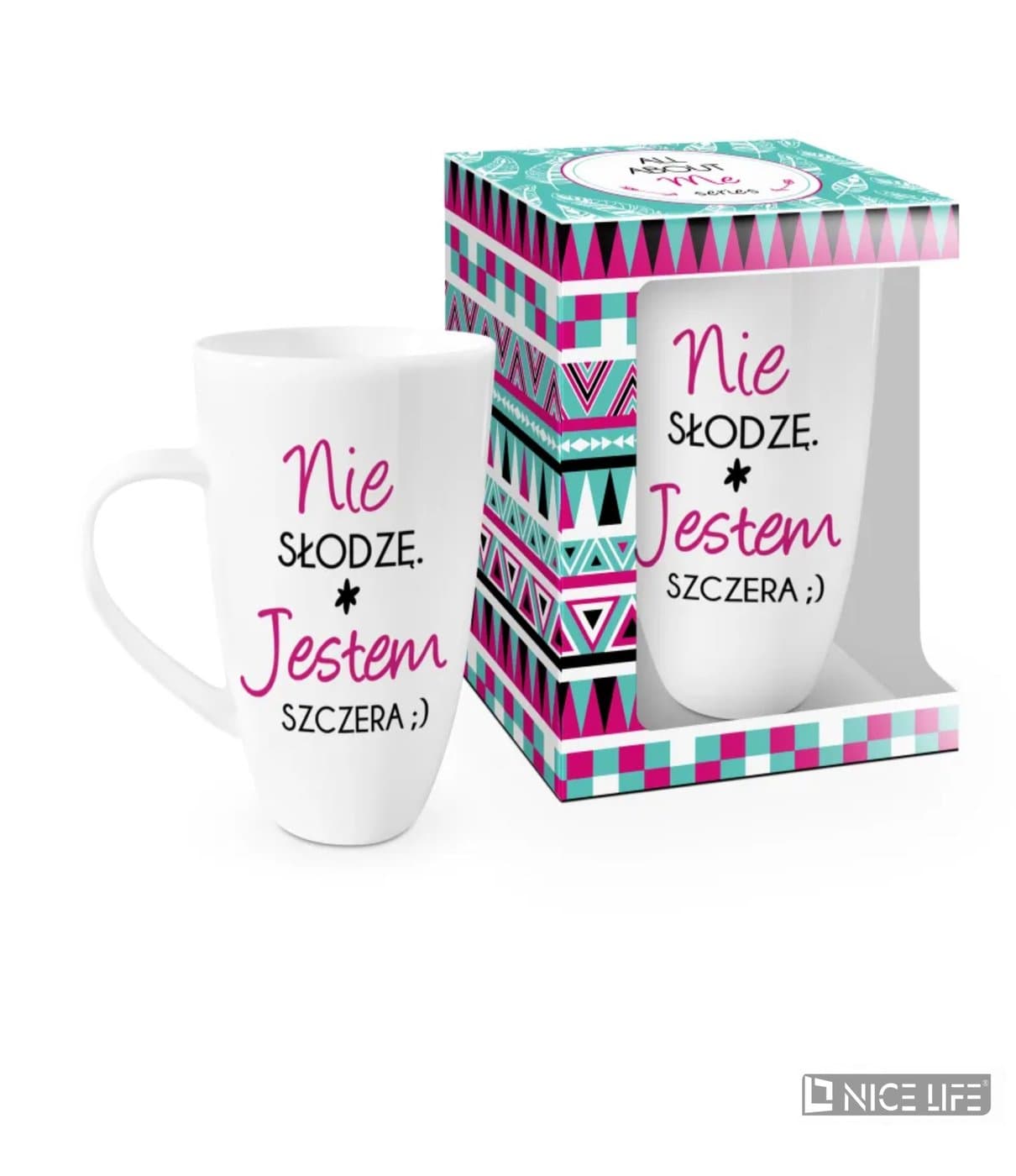 ALL ABOUT ME - wysoka Baryłka 400ml - Nie słodzę. Jestem szczera