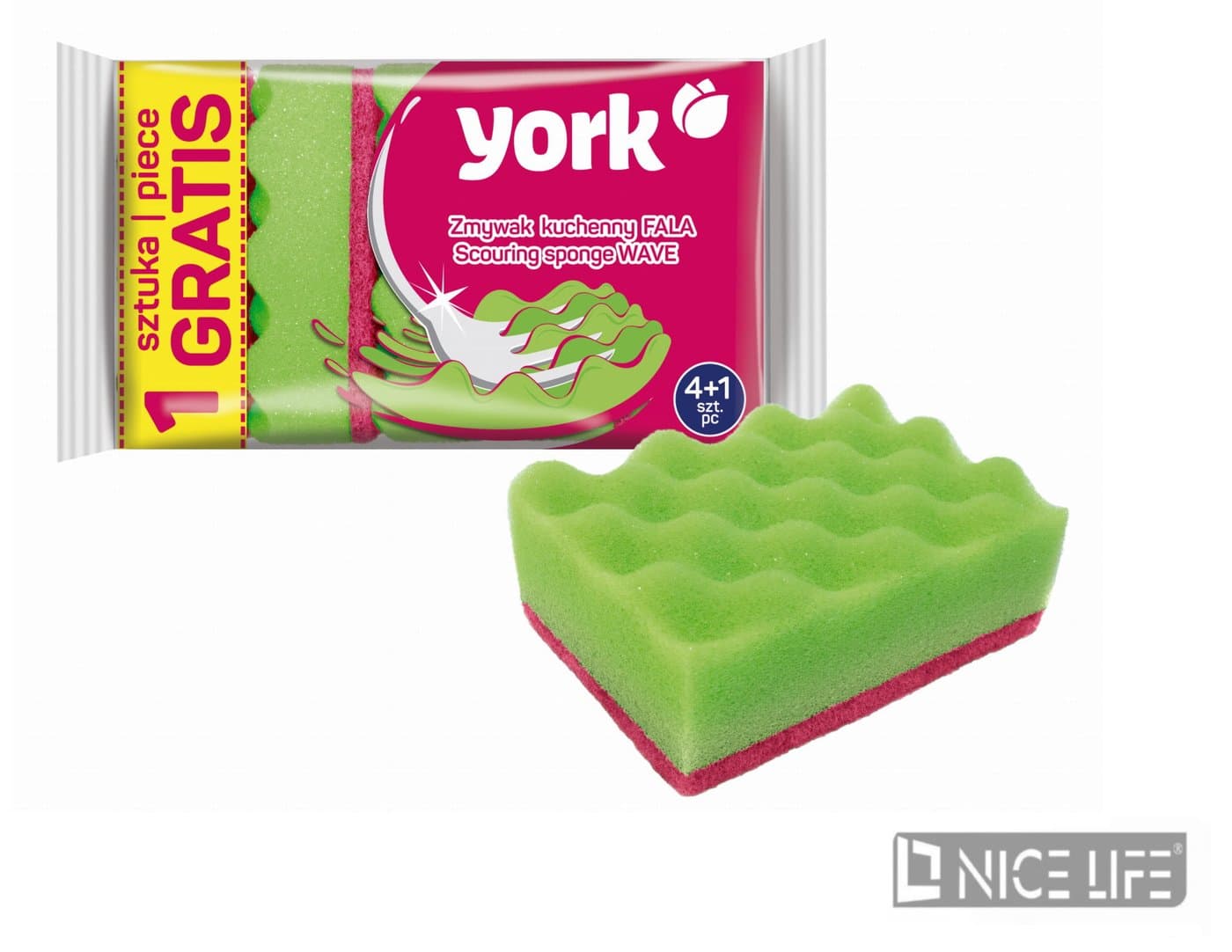 Zmywak kuchenny FALA - 4 plus 1 szt