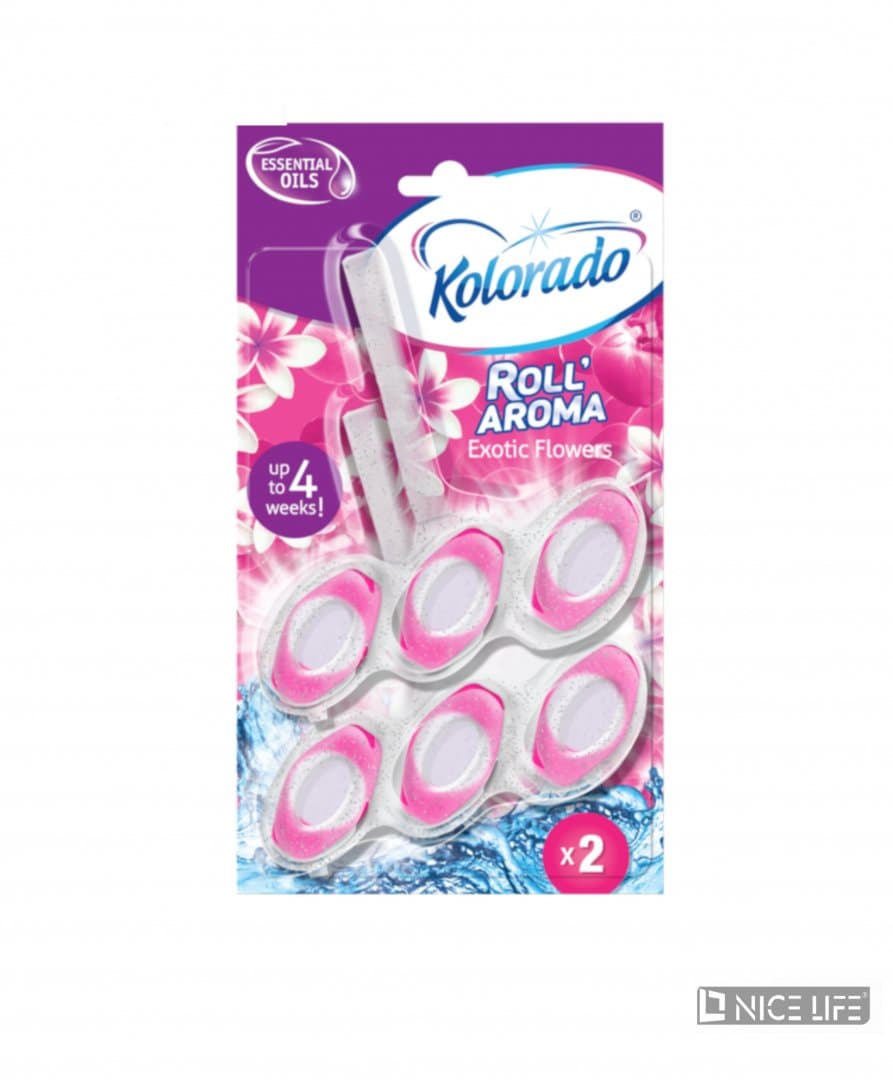 Zawieszka do muszli toaletowej o aromacie egzotycznych kwiatów