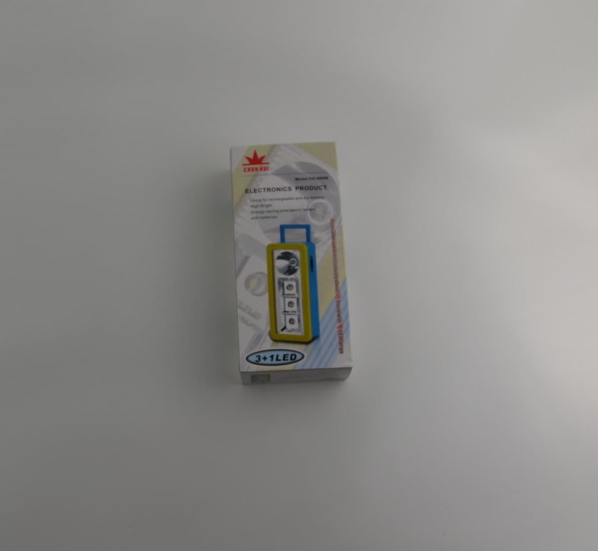 Lampka ręczna żółta i niebieskozielona
