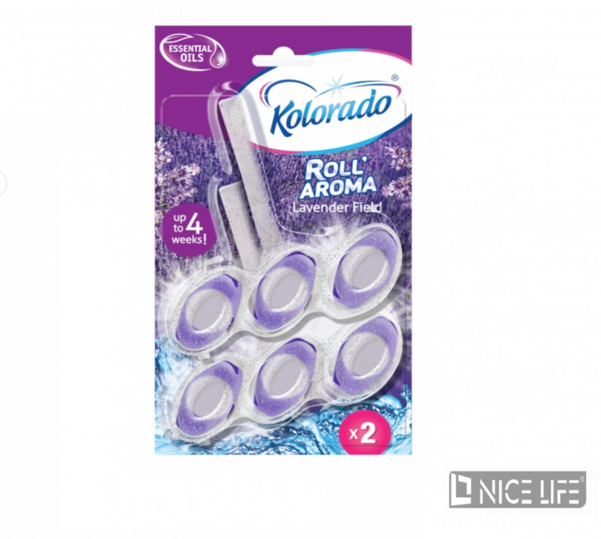 Zawieszka do muszli toaletowej o lawendowym aromacie