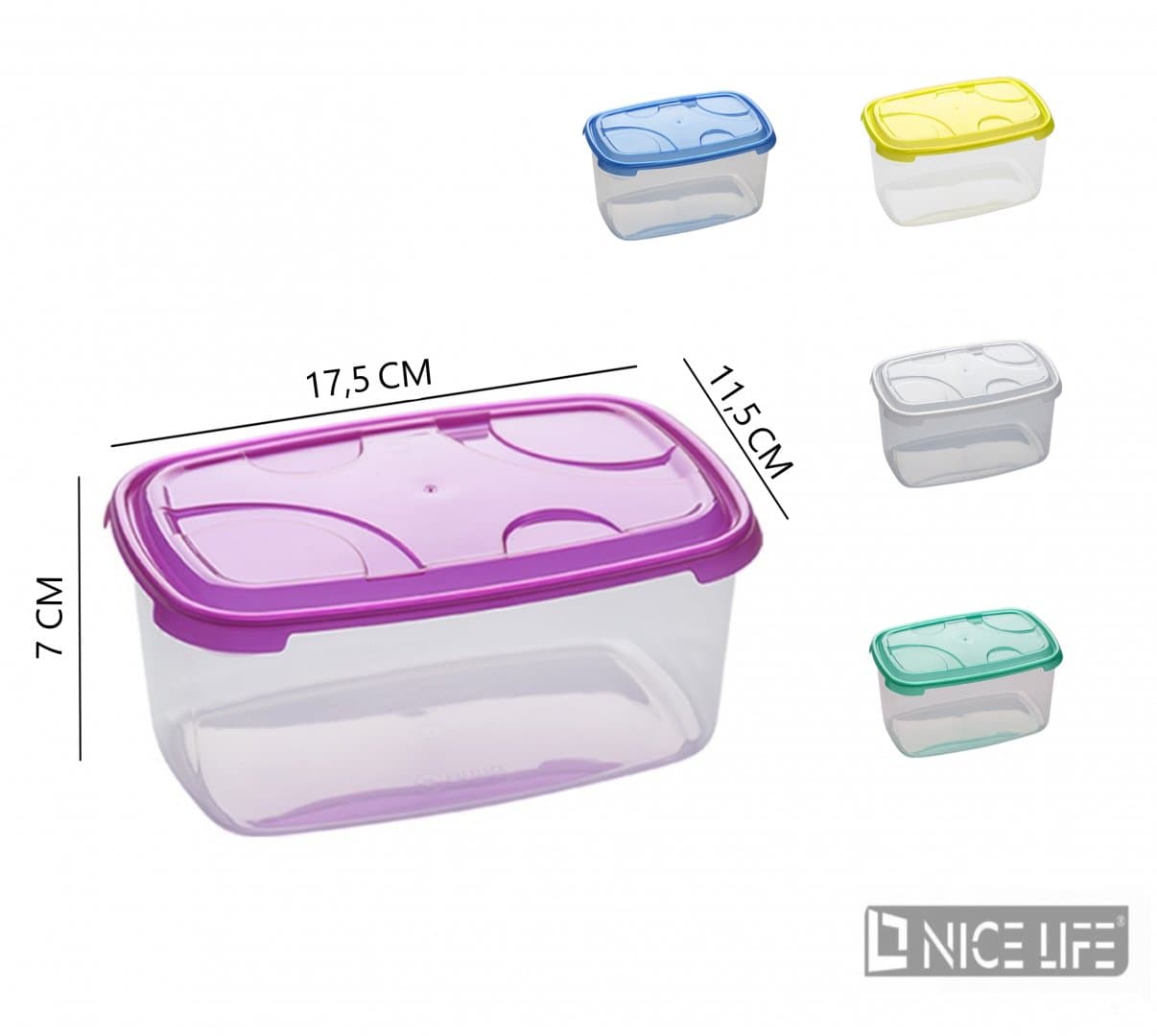 Pojemnik do przechowywania żywności Frigo Plus 0.9L