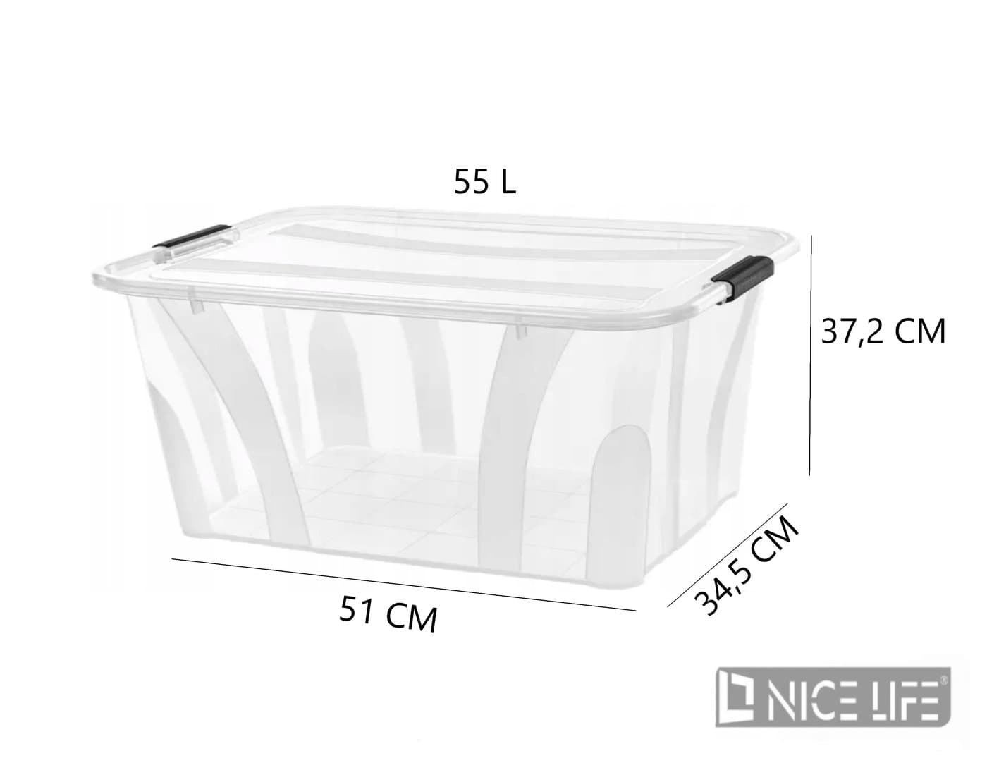 AGD Pojemnik Master box 55L