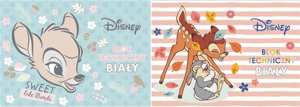 Blok techniczny biały A4/10k. BAMBI