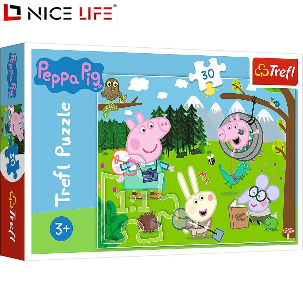 PUZZLE 30 LEŚNA WYPRAWA PEPPA PIG