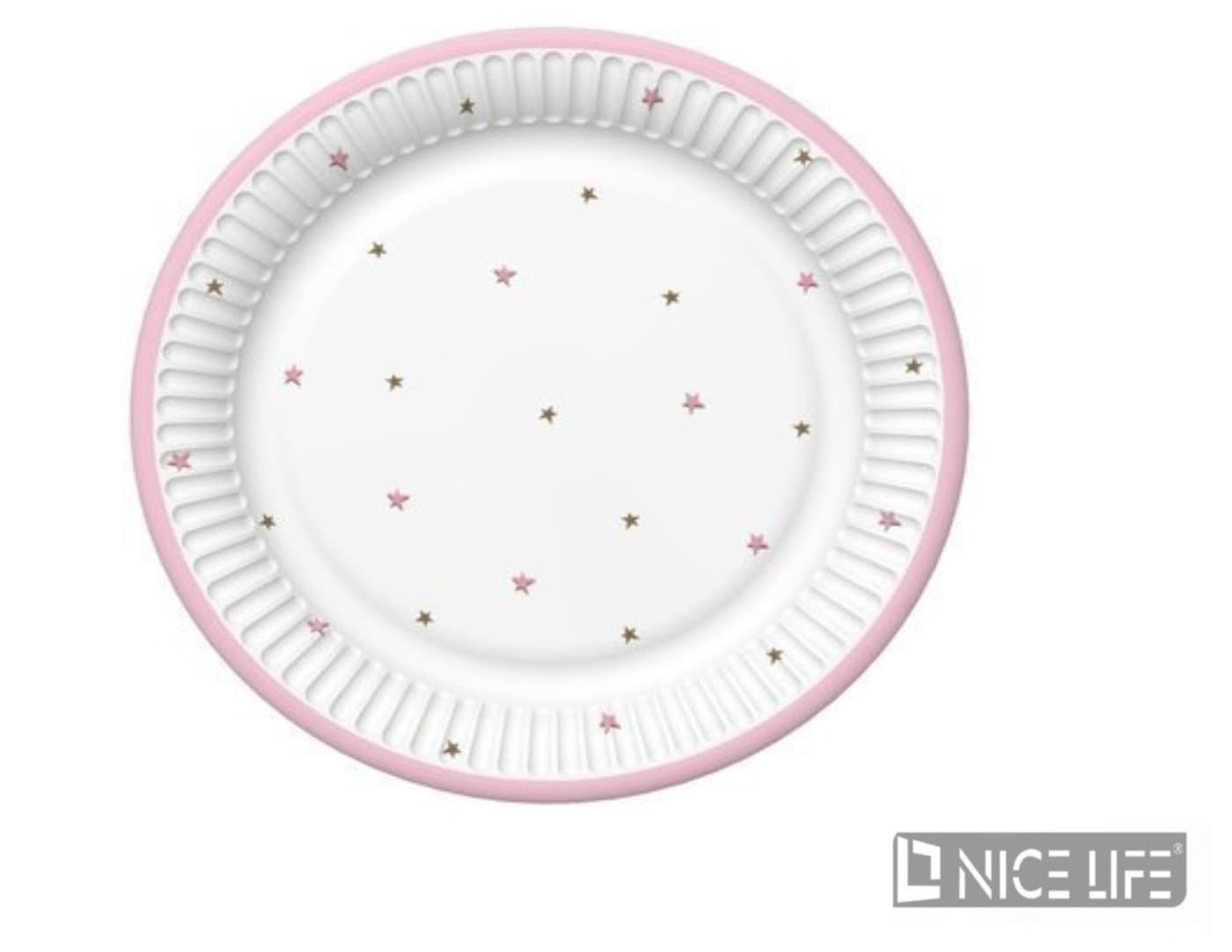 Talerzyki papierowe MAKI średnica 180mm 8szt. TM01_OG_053301