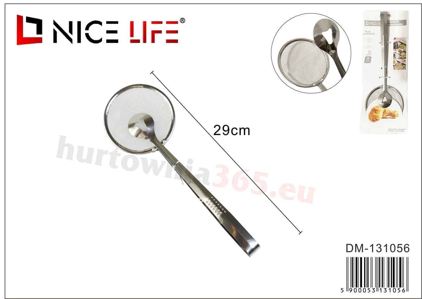 Szczypce do kurczaka metalowe